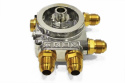 Oljeförflyttarsandwichplatta Type-I O/C 3/4x16UNF Med Termostat GReddy