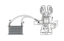 Sandwichplatta Type-E 3/4-16 Termostat GReddy