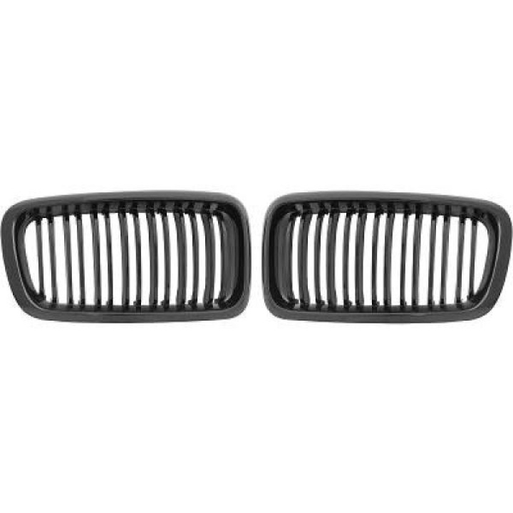 BMW 7-Serie E38 94-02 Enkelribbad Blanksvart Sportgrill / Njurar Sport-Look DIEDERICHS i gruppen Välj bilmodell / BMW / 7-serie (E38) 94-01 / Styling hos DDESIGN Scandinavia AB (1242440)
