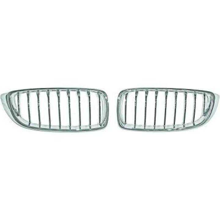 BMW 4-Serie F32/33/36 13-21 Enkelribbad Kromad Sportgrill / Njurar DIEDERICHS i gruppen Välj bilmodell / BMW / 3-serie-4-serie (F30-F36) 11-19 / Styling / Grill hos DDESIGN Scandinavia AB (1245240)