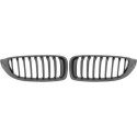 BMW 4-Serie F32/33/36 13-21 Enkelribbad Kolfiberlook Sportgrill / Njurar Performance-Look DIEDERICHS