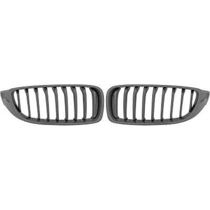 BMW 4-Serie F32/33/36 13-21 Enkelribbad Kolfiberlook Sportgrill / Njurar Performance-Look DIEDERICHS i gruppen Välj bilmodell / BMW / 3-serie-4-serie (F30-F36) 11-19 / Styling / Grill hos DDESIGN Scandinavia AB (1245442)