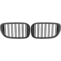 BMW 7-Serie G11 15-19 Dubbelribbad Blanksvart Sportgrill / Njurar Sport-Look DIEDERICHS