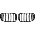 BMW 7-Serie G11 15-19 Enkelribbad Blanksvart Sportgrill / Njurar Performance-Look DIEDERICHS