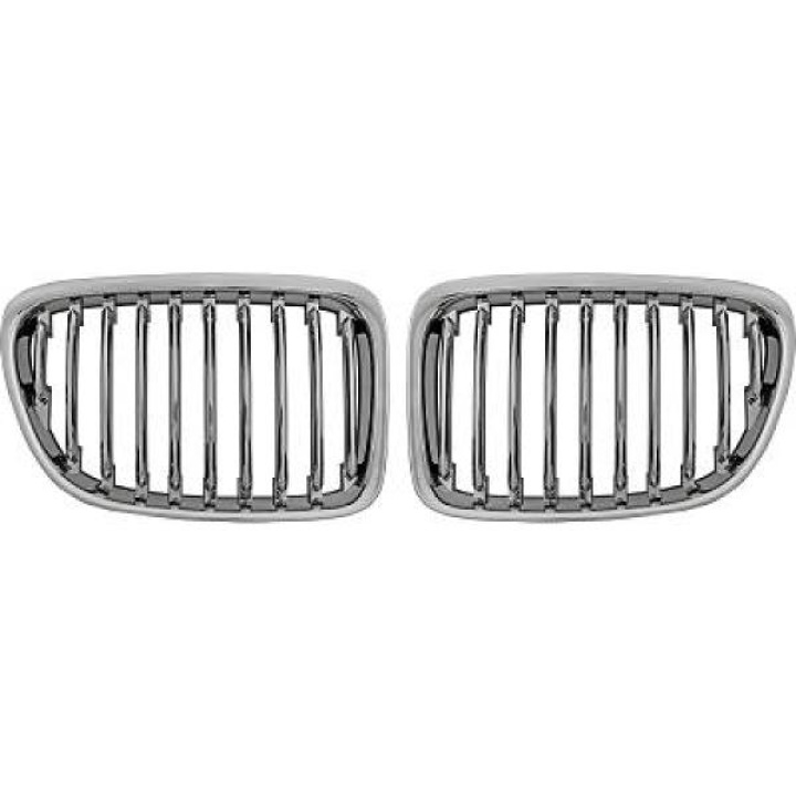 BMW X1 E84 09-15 Enkelribbad Kromad Sportgrill / Njurar DIEDERICHS i gruppen Välj bilmodell / BMW / X1 (E84) 09-15 / Styling / Grill hos DDESIGN Scandinavia AB (1265240)