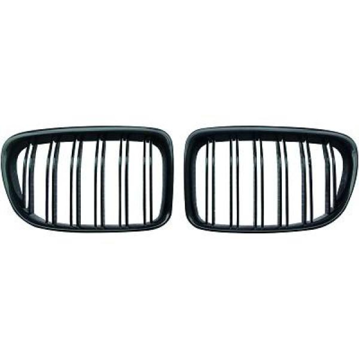 BMW X1 E84 09-15 Dubbelribbad Blanksvart Sportgrill / Njurar Performance-Look DIEDERICHS i gruppen Välj bilmodell / BMW / X1 (E84) 09-15 / Styling / Grill hos DDESIGN Scandinavia AB (1265540)