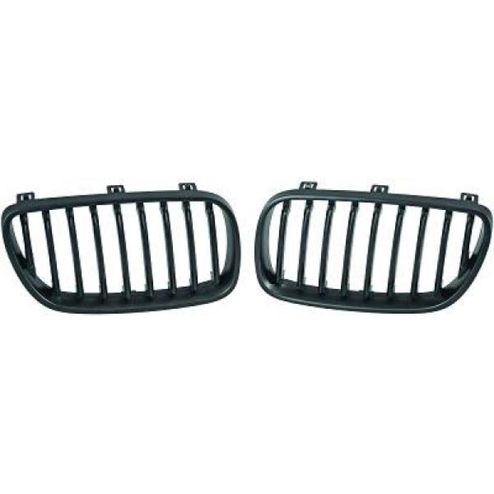 BMW X3 E83 07-11 Enkelribbad Mattsvart Sportgrill / Njurar DIEDERICHS i gruppen Välj bilmodell / BMW / X3 (E83) 03-10 / Styling hos DDESIGN Scandinavia AB (1275440)