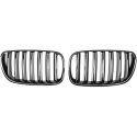 BMW X3 E83 07-11 Enkelribbad Blanksvart Sportgrill / Njurar Performance-Look DIEDERICHS