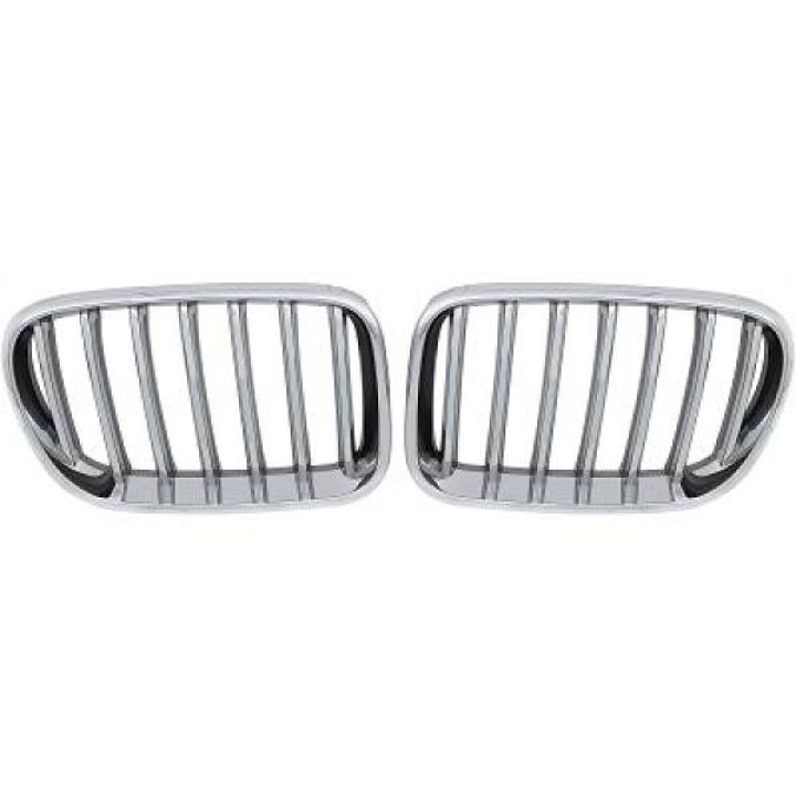 BMW X3 F25 10-14 Enkelribbad Kromad Sportgrill / Njurar DIEDERICHS i gruppen Välj bilmodell / BMW / X3 (F25) 10-17 hos DDESIGN Scandinavia AB (1276240)