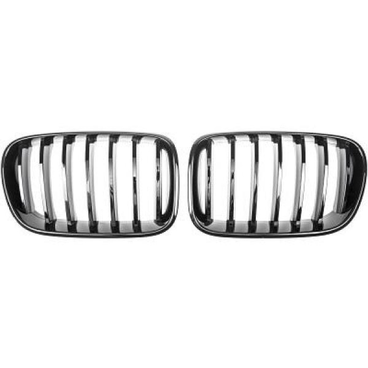 BMW X3 F25 10-14 Enkelribbad Blanksvart Sportgrill / Njurar Performance-Look DIEDERICHS i gruppen Välj bilmodell / BMW / X3 (F25) 10-17 hos DDESIGN Scandinavia AB (1276341)