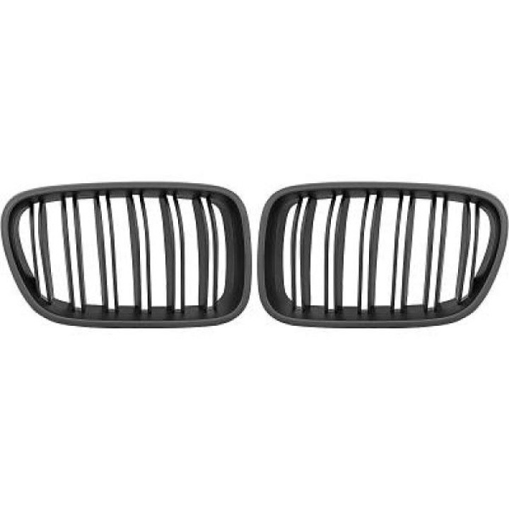 BMW X3 F25 10-13 Dubbelribbad Mattsvart Sportgrill / Njurar Sport-Look DIEDERICHS i gruppen Välj bilmodell / BMW / X3 (F25) 10-17 hos DDESIGN Scandinavia AB (1276442)