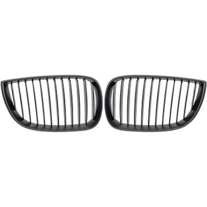 BMW 1-Serie E87 04-07 Enkelribbad Mattsvart Sportgrill / Njurar DIEDERICHS i gruppen Välj bilmodell / BMW / 1-serie (E81-E87) 2004-2013 / Styling hos DDESIGN Scandinavia AB (1280240)