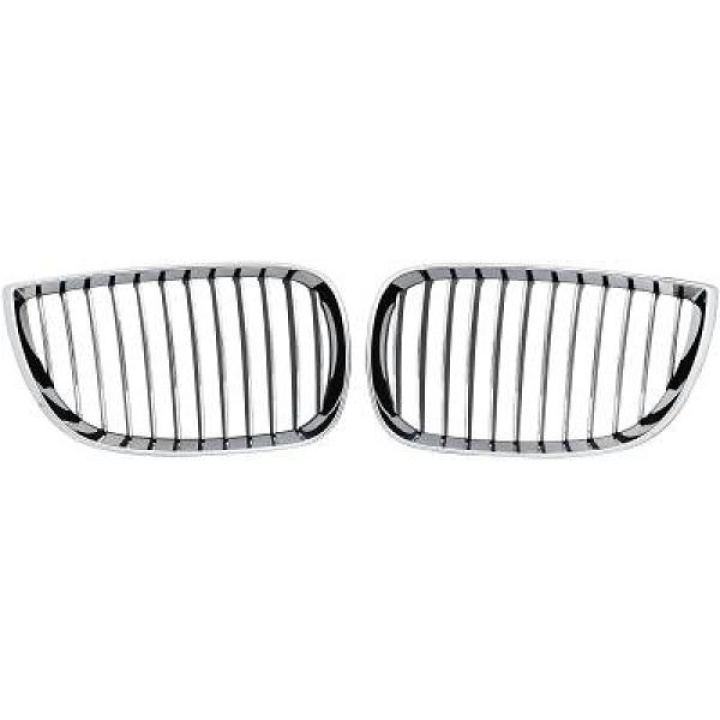 BMW 1-Serie E87 04-07 Enkelribbad Kromad Sportgrill / Njurar DIEDERICHS i gruppen Välj bilmodell / BMW / 1-serie (E81-E87) 2004-2013 / Styling hos DDESIGN Scandinavia AB (1280340)