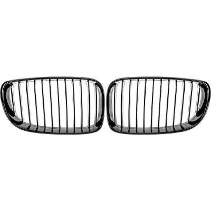 BMW 1-Serie E87 07-11 Enkelribbad Blanksvart Sportgrill / Njurar Performance-Look DIEDERICHS i gruppen Välj bilmodell / BMW / 1-serie (E81-E87) 2004-2013 / Styling hos DDESIGN Scandinavia AB (1280441)