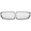 BMW 1-Serie E87 07-11 Enkelribbad Kromad Sportgrill / Njurar DIEDERICHS