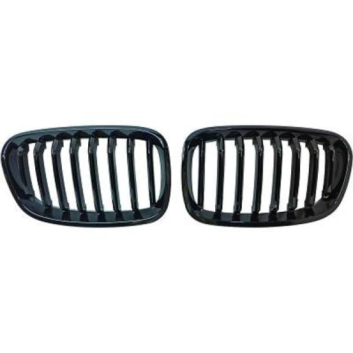 BMW 1-Serie F20 11-15 Enkelribbad Blanksvart Sportgrill / Njurar DIEDERICHS i gruppen Välj bilmodell / BMW / 1-serie 2-serie (F20-F23) 2011-2019 / Styling / Grill hos DDESIGN Scandinavia AB (1281340)