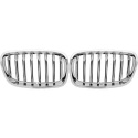 BMW 1-Serie F20 11-15 Enkelribbad Kromad Sportgrill / Njurar DIEDERICHS