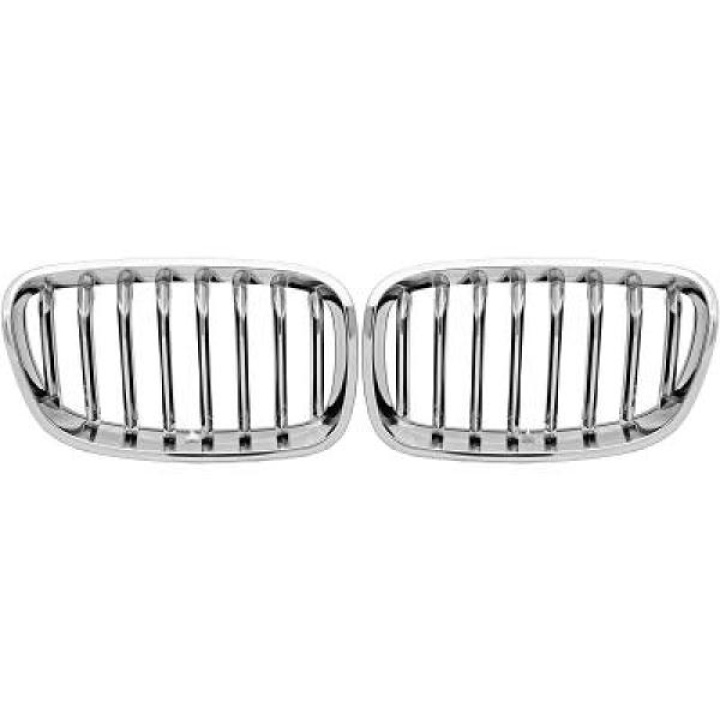 BMW 1-Serie F20 11-15 Enkelribbad Kromad Sportgrill / Njurar DIEDERICHS i gruppen Välj bilmodell / BMW / 1-serie 2-serie (F20-F23) 2011-2019 / Styling / Grill hos DDESIGN Scandinavia AB (1281440)
