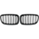 BMW 1-Serie F20 11-15 Dubbelribbad Kolfiberlook Sportgrill / Njurar Sport-Look DIEDERICHS