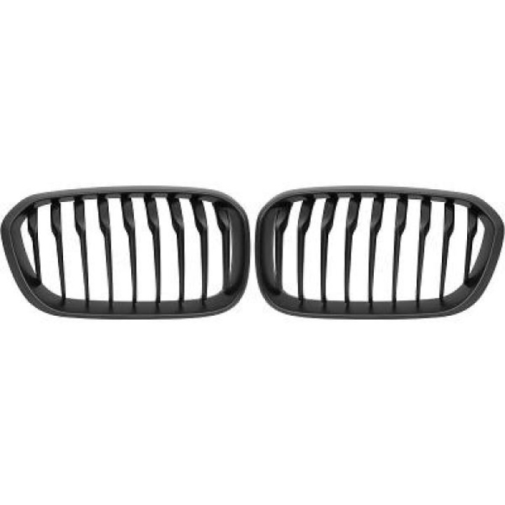 BMW 1-Serie F20 15-19 Enkelribbad Mattsvart Sportgrill / Njurar Performance-Look DIEDERICHS i gruppen Välj bilmodell / BMW / 1-serie 2-serie (F20-F23) 2011-2019 / Styling / Grill hos DDESIGN Scandinavia AB (1281940)