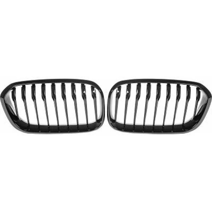 BMW 1-Serie F20 15-19 Enkelribbad Blanksvart Sportgrill / Njurar Performance-Look DIEDERICHS i gruppen Välj bilmodell / BMW / 1-serie 2-serie (F20-F23) 2011-2019 / Styling / Grill hos DDESIGN Scandinavia AB (1281941)