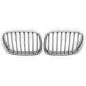 BMW X5 E53 99-03 Enkelribbad Kromad Sportgrill / Njurar DIEDERICHS