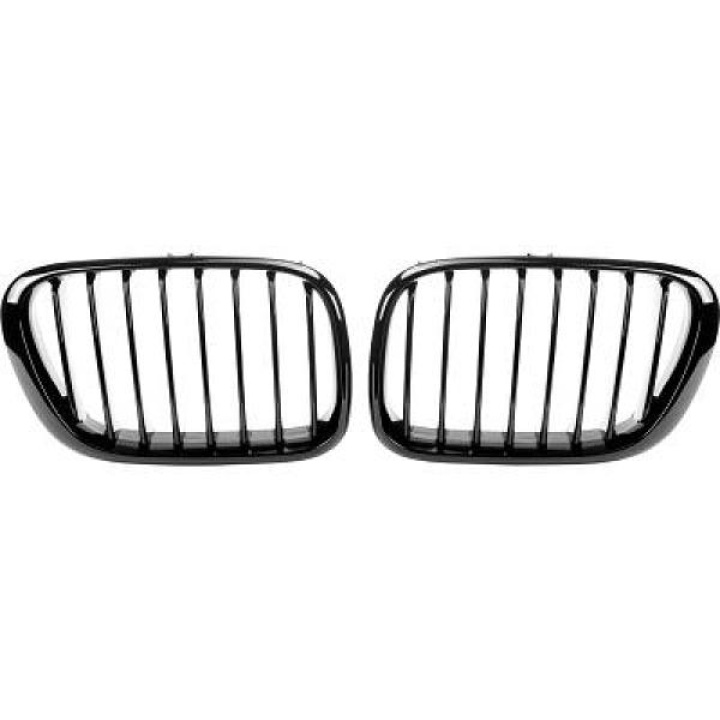 BMW X5 E53 99-03 Enkelribbad Blanksvart Sportgrill / Njurar Performance-Look DIEDERICHS i gruppen Välj bilmodell / BMW / X5 (E53) 99-06 / Styling hos DDESIGN Scandinavia AB (1290341)