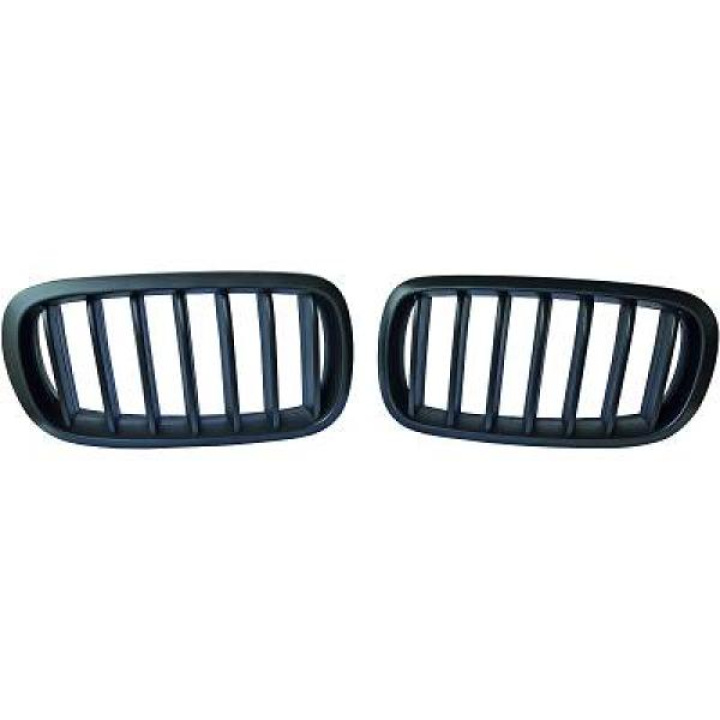 BMW X5/X6 F15/F16 13-19 Enkelribbad Mattsvart Sportgrill / Njurar DIEDERICHS i gruppen Välj bilmodell / BMW / X5 (F15) 13-18 / Styling hos DDESIGN Scandinavia AB (1293340)