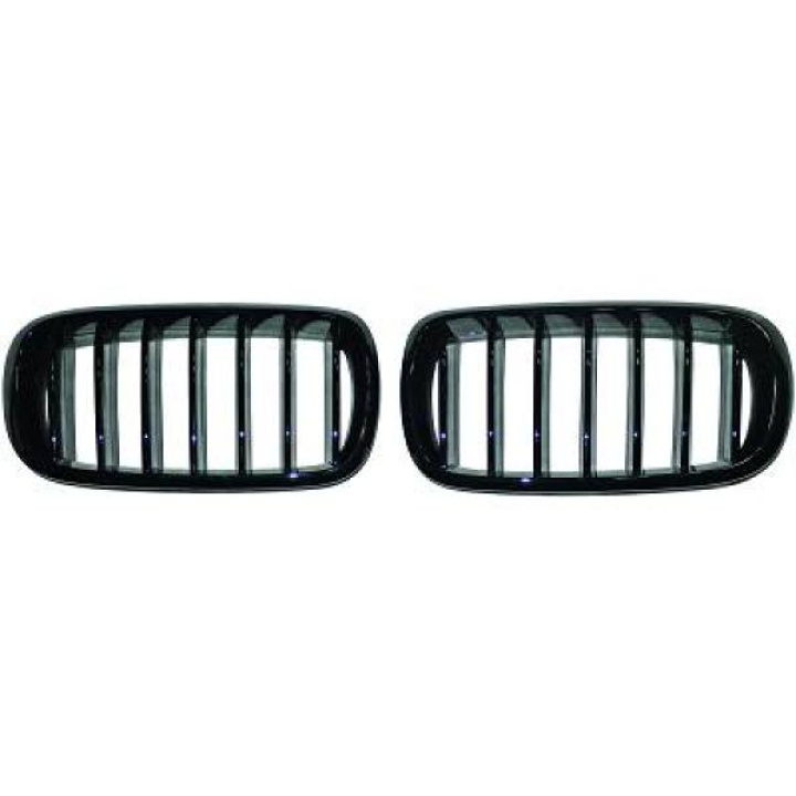BMW X5/X6 F15/F16 13-19 Enkelribbad Blanksvart Sportgrill Performance-Look DIEDERICHS i gruppen Välj bilmodell / BMW / X5 (F15) 13-18 / Styling hos DDESIGN Scandinavia AB (1293440)
