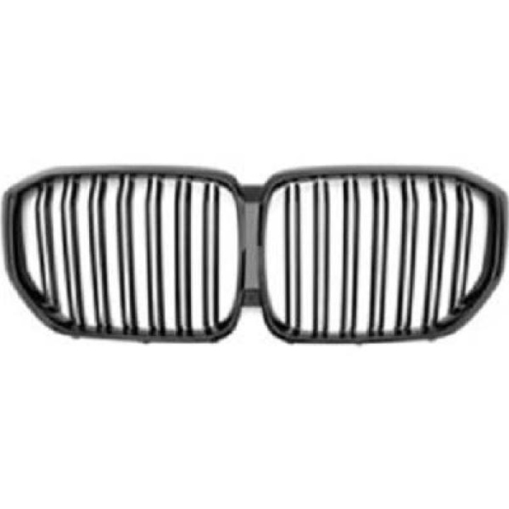 BMW X5 G05 18+ Dubbelribbad Blanksvart Sportgrill / Njurar Sport-Look DIEDERICHS i gruppen Välj bilmodell / BMW / X6 (G06) 19+ hos DDESIGN Scandinavia AB (1294240)