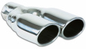 3.25\'\' x 2.75\'\' Dubbla Ovala Rostfria Utblås (Vinklade) 2,25\'\'inVibrant Performance