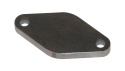 35-38mm Extern Wastegate Block Off-Fläns (3/8\'\' Tjock) 1018-Stål Vibrant Performance