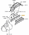 EVO X / Ralliart Grenrörspackning OEM