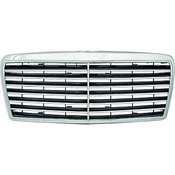 MERCEDES E-Class W124 93-95 Krom/Svart Sportgrill DIEDERICHS i gruppen Välj bilmodell / Mercedes Benz / E-Class 85-96 (W124) hos DDESIGN Scandinavia AB (1613039)