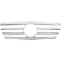 MERCEDES E-Class W210 00-02 Ribbad Silver/Krom Sportgrill AMG Sport-Look DIEDERICHS