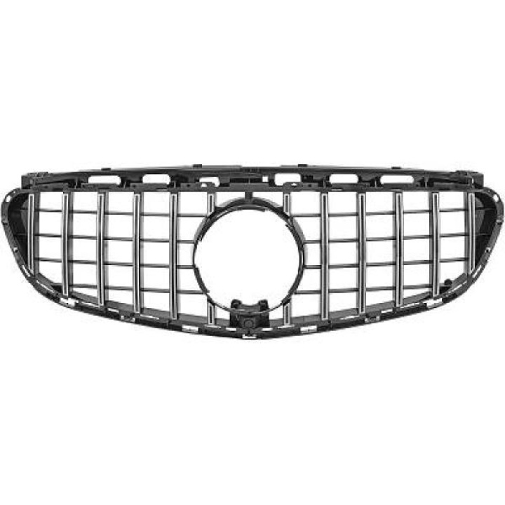 MERCEDES E-Class W212 13-16 Svart/Krom Panamericana Sportgrill AMG/GT-Look (med/utan ACC) DIEDERICHS i gruppen Välj bilmodell / Mercedes Benz / E-Class 09-16 (W212) / Styling / Grill hos DDESIGN Scandinavia AB (1617441)