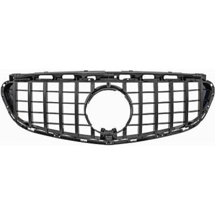 MERCEDES E-Class W212 13-16 Svart Panamericana Sportgrill AMG/GT-Look (med/utan ACC) DIEDERICHS i gruppen Välj bilmodell / Mercedes Benz / E-Class 09-16 (W212) / Styling / Grill hos DDESIGN Scandinavia AB (1617442)
