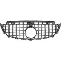 MERCEDES E-Class W213/C238 16-20 Svart/Krom Panamericana Sportgrill AMG/GT-Look (med/utan ACC) (ej facelift) DIEDERICHS