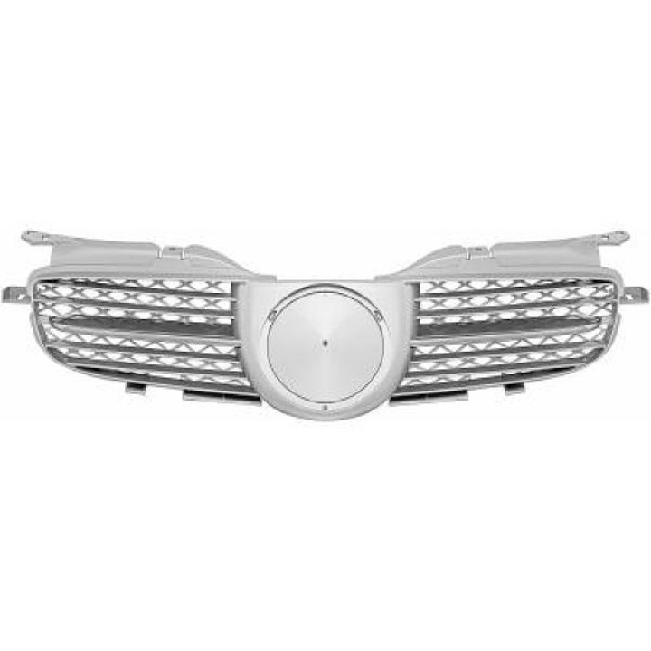 MERCEDES SLK-Class R170 96-04 Silver/Krom Sportgrill R171-Look DIEDERICHS i gruppen Välj bilmodell / Mercedes Benz / SLK-Class 96-04 (R170) / Styling / Grill hos DDESIGN Scandinavia AB (1635441)