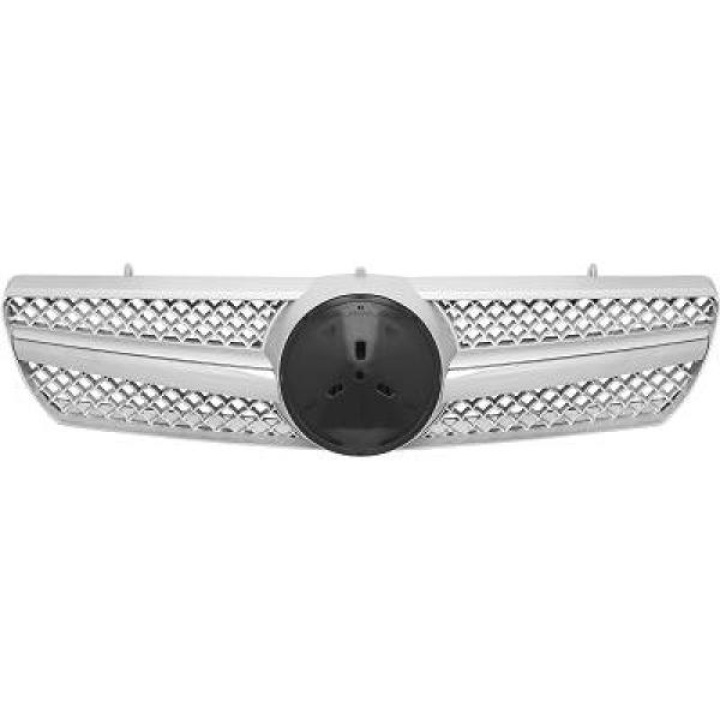 MERCEDES CL-Class C215 99-06 Krom/Silver Sportgrill SL-Look DIEDERICHS i gruppen Välj bilmodell / Mercedes Benz / CL-Class 99-06 (C215) / Styling hos DDESIGN Scandinavia AB (1646241)