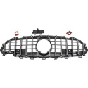 MERCEDES CLS-Class C257 18+ Svart/Krom Panamericana Sportgrill AMG/GT-Look (med ADAS) DIEDERICHS