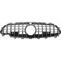 MERCEDES CLS-Class C257 18+ Svart/Krom Panamericana Sportgrill AMG/GT-Look (utan ADAS) DIEDERICHS
