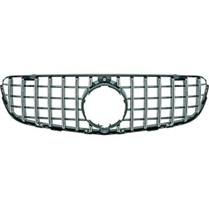 MERCEDES GLC-Class C/X253 15-22 Svart/Krom Panamericana Sportgrill AMG/GT-Look DIEDERICHS i gruppen Välj bilmodell / Mercedes Benz / GLC-Class 16+ (X253) hos DDESIGN Scandinavia AB (1656241)