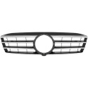 MERCEDES C-Class W203 00-07 Ribbad Krom/Svart Sportgrill CL-AMG Sport-Look (ej cupé) DIEDERICHS