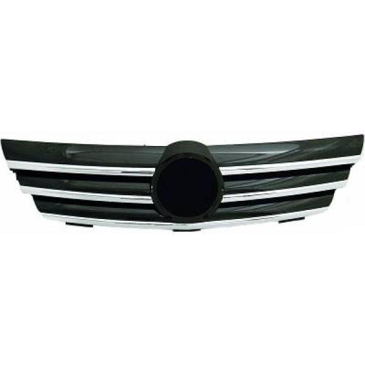 MERCEDES C-Class W203 04+ Svart/Krom Sportgrill CL-Look (endast sport cupé) DIEDERICHS i gruppen Välj bilmodell / Mercedes Benz / C-Class 00-08 (W203) / Styling hos DDESIGN Scandinavia AB (1671440)