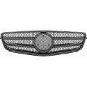 MERCEDES C-Class W204 07-11 Svart Sportgrill AMG Sport-Look DIEDERICHS