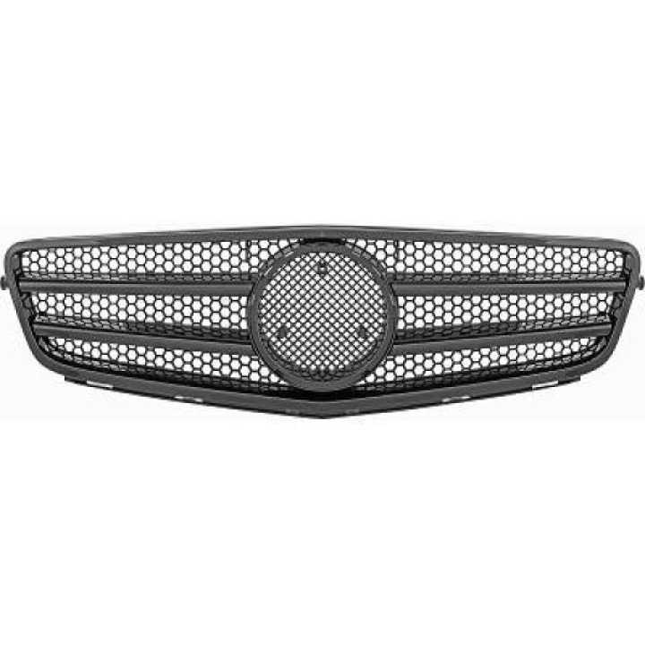 MERCEDES C-Class W204 07-11 Svart Sportgrill AMG Sport-Look DIEDERICHS i gruppen Välj bilmodell / Mercedes Benz / C-Class 07-15 (W204) / Styling hos DDESIGN Scandinavia AB (1672442)