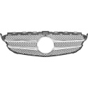 MERCEDES C-Class W205 14-18 Svart/Krom Sportgrill AMG Sport-Look DIEDERICHS