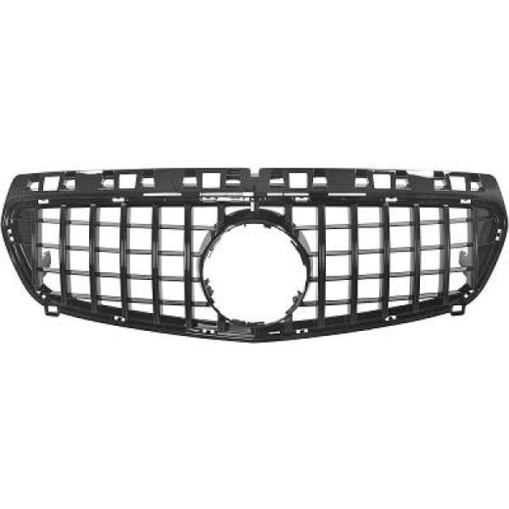 MERCEDES A-Class W176 12-15 Svart Panamericana Sportgrill AMG/GT-Look DIEDERICHS i gruppen Välj bilmodell / Mercedes Benz / A-Klass 12-18 (W176) / Styling hos DDESIGN Scandinavia AB (1682240)