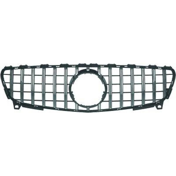 MERCEDES A-Class W176 16-18 Svart/Krom Panamericana Sportgrill AMG/GT-Look DIEDERICHS i gruppen Välj bilmodell / Mercedes Benz / A-Klass 12-18 (W176) / Styling hos DDESIGN Scandinavia AB (1682541)